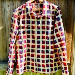 Levi's Vintage Shirt - pearl snap, raw hem, vintage style